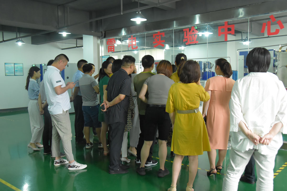 瑞士维多利亚大学MBA15-16班同学莅临天行在线防雷考察交流